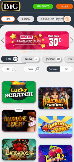 Big Casino Supporto