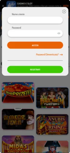 Big Casino Registrazione